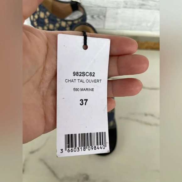 Carven Mesh and Lace open toe heels size 37/7 - Picture 14 of 17